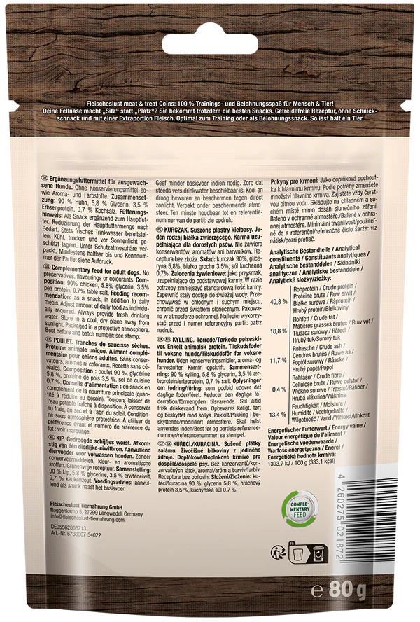 Meat & Treat Coins Huhn 80g