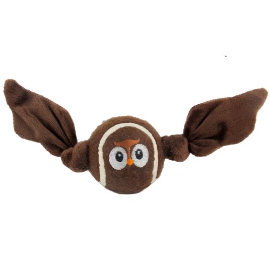 Knisterball Eule braun