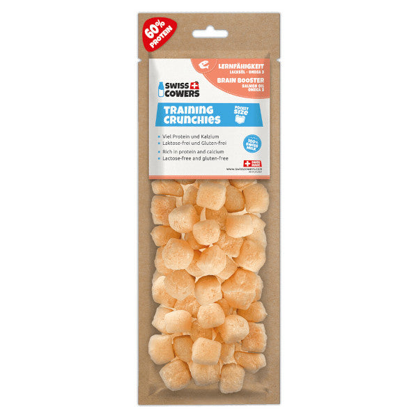 SwissCowers Cheese Crunchies Training Brain Booster 30g