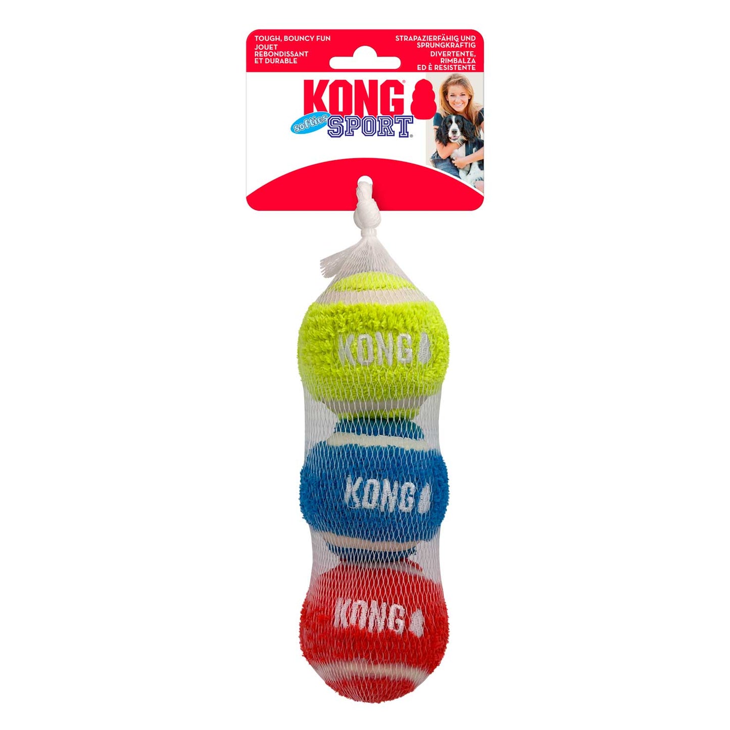 KONG® Sport® Softies Balls 6 cm (3 Stück/Netz)