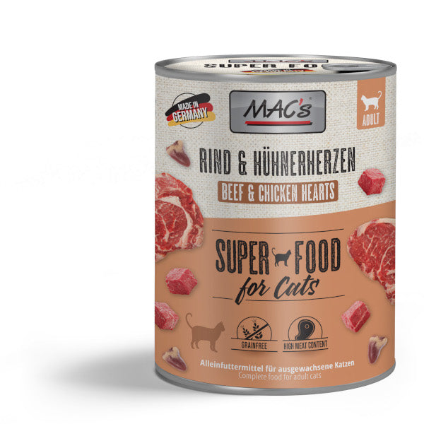 Mac´s Cat Rind/Hühnerherzen