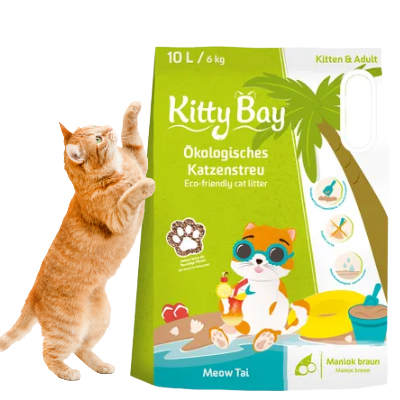 Kitty Bay - Meow Tai - Maniok braun 10 Lt.