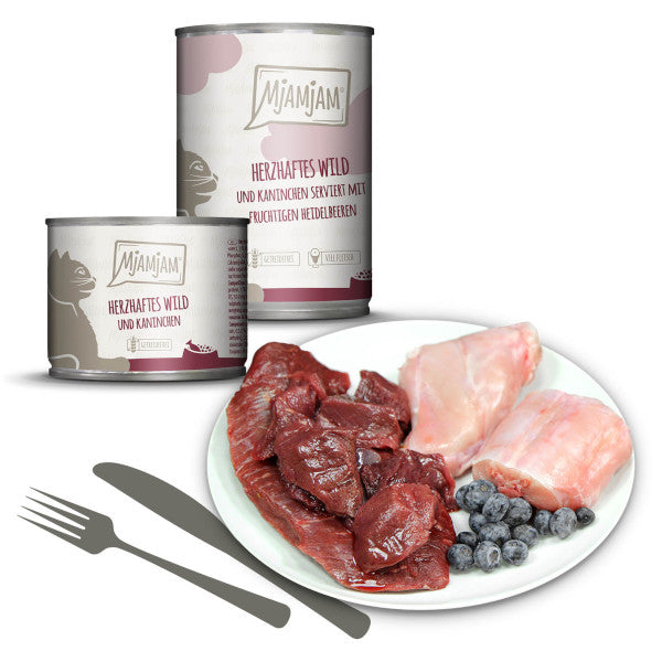 Mjamjam Katze herzhaftes Wild 400g