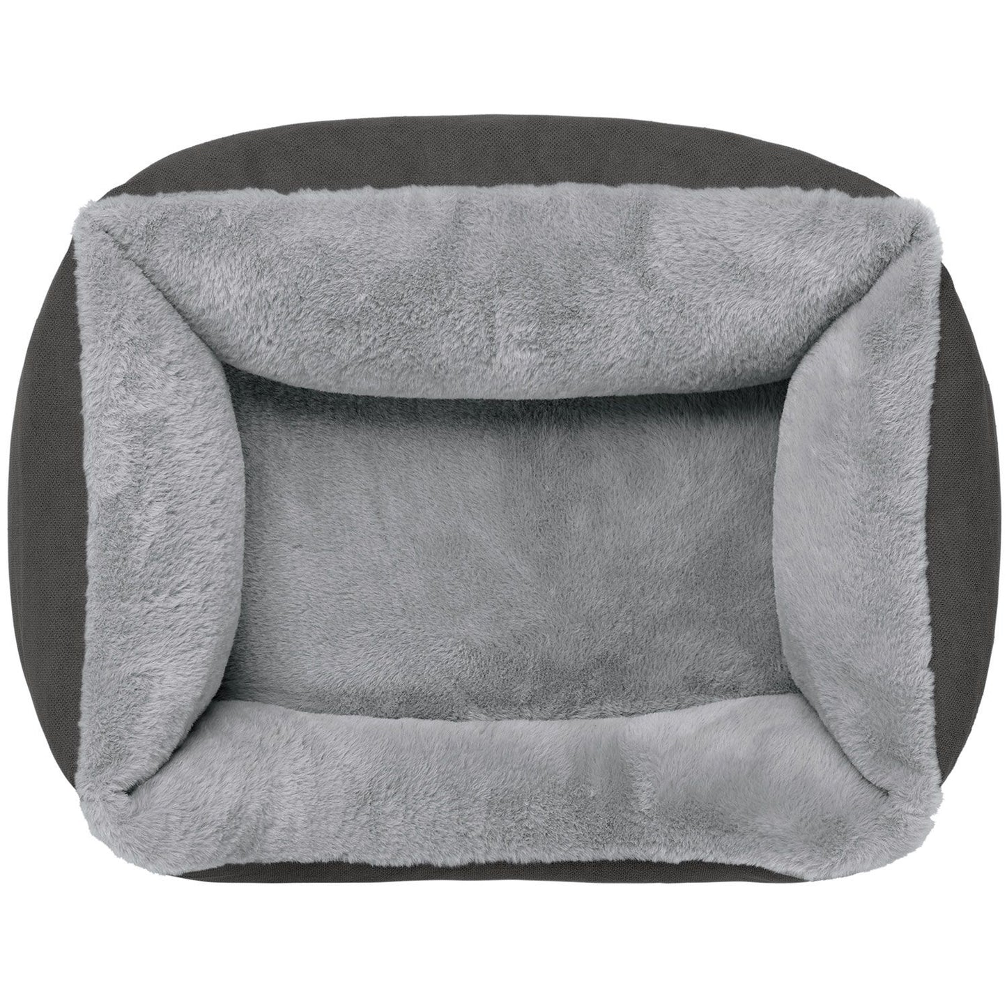 Orthopädisches Hundesofa Rockford L (100 x 70 cm), anthrazit/hellgrau