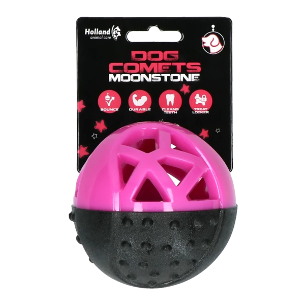 Dog Comets Moonstone pink/schwarz