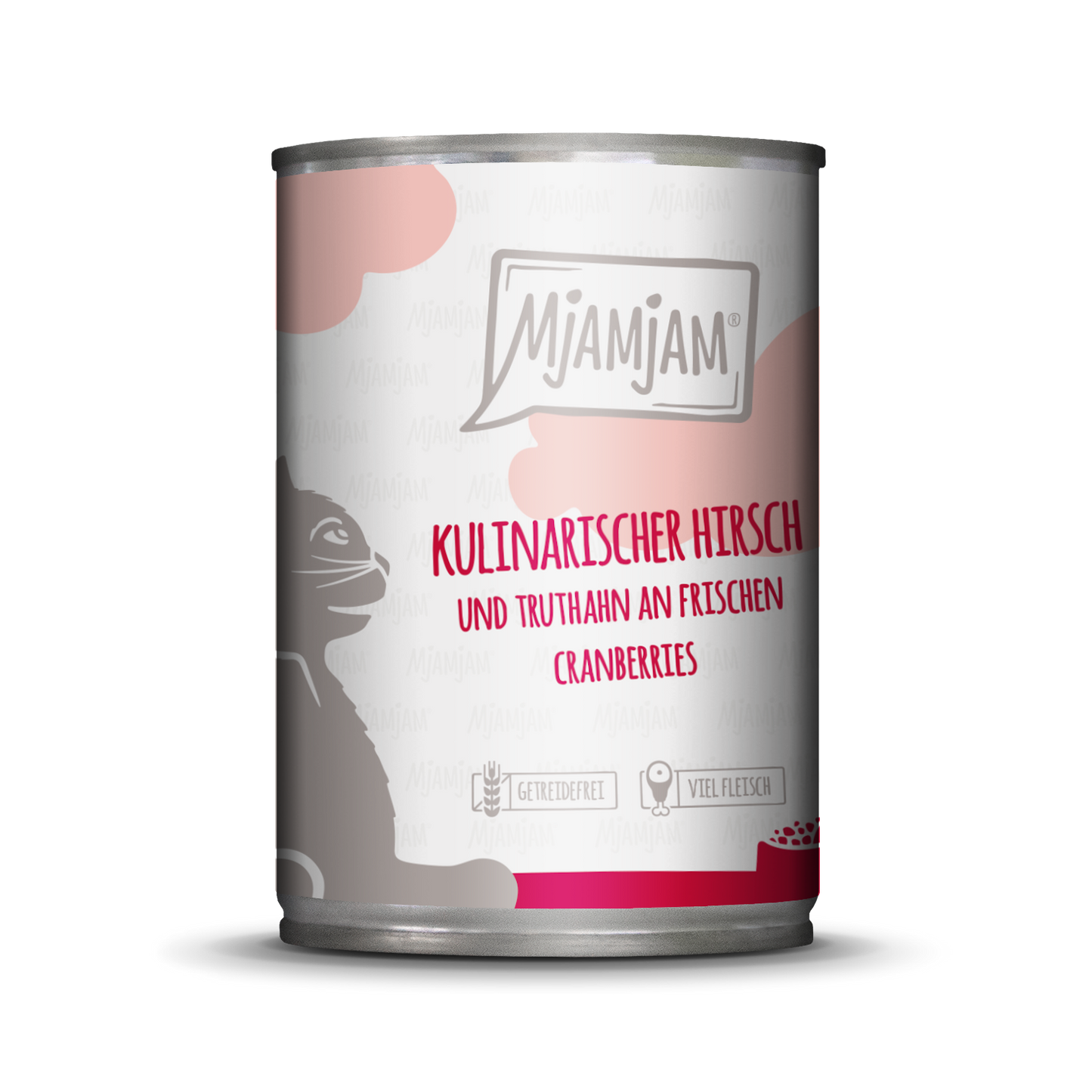 Mjamjam Katze kulinarischer Hirsch und Truthahn 400g