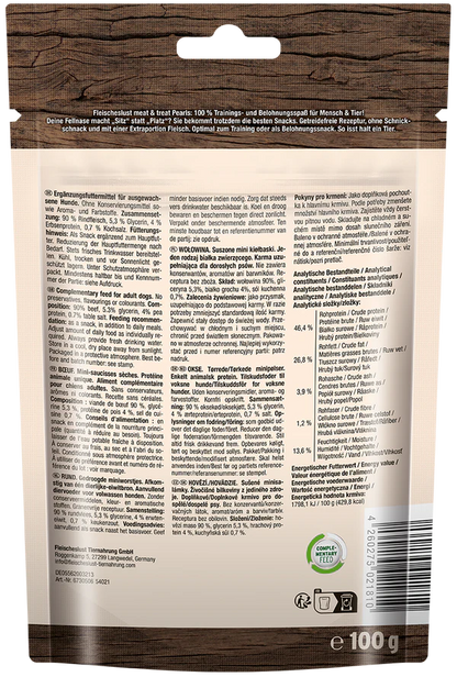 Meat & Treat Pearls Rind 100g