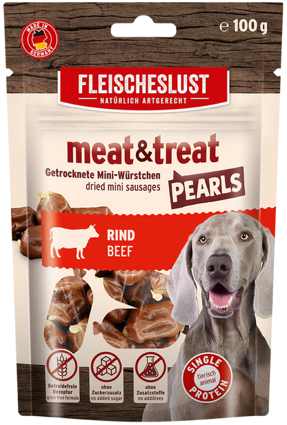 Meat & Treat Pearls Rind 100g