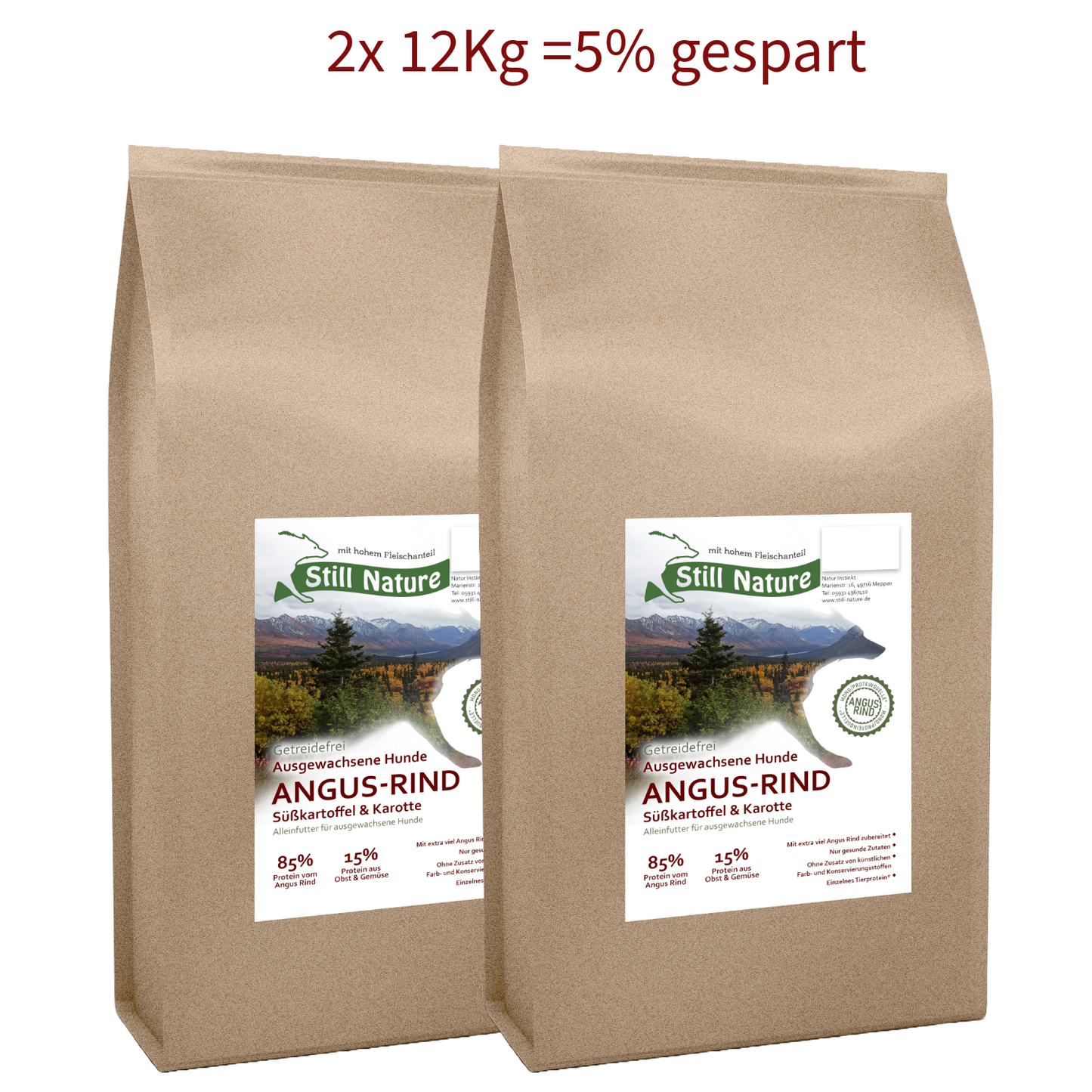 Still Nature | Angus Rind mit Süßkartoffel und Karotte