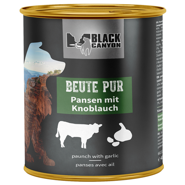 Black Canyon Beute Pur- Pansen mit Knoblauch 820g