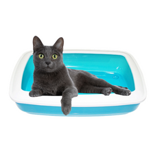 Katzenklo 48x36cm blau