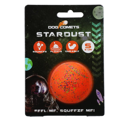 Dog Comets Ball Stardust Orange S