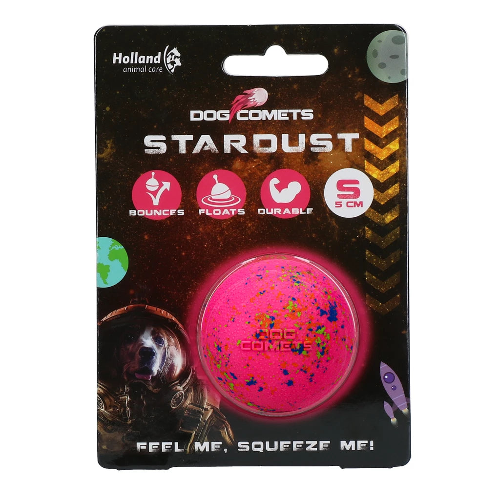 Dog Comets Ball Stardust pink S