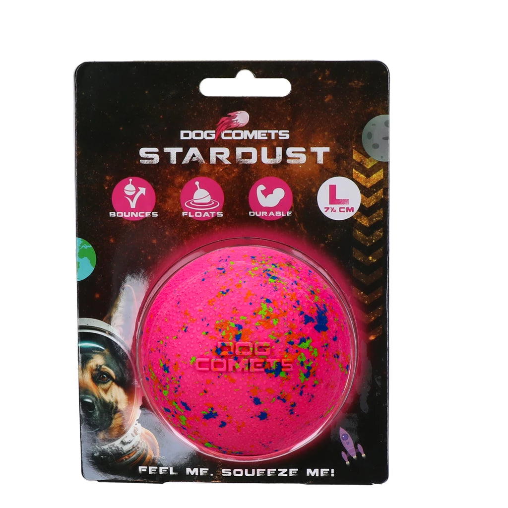 Dog Comets Stardust Pink L