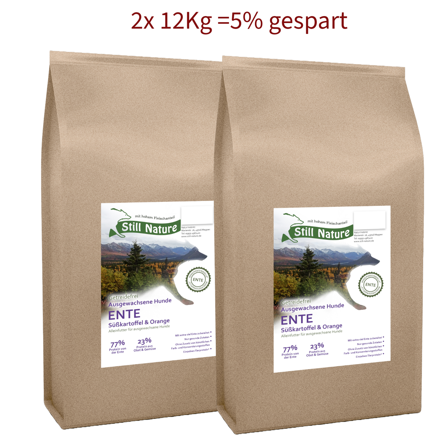 Still Nature | Ente mit Süßkartoffel und Orange