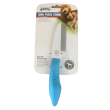 Flohkamm mit Griff  hellblau