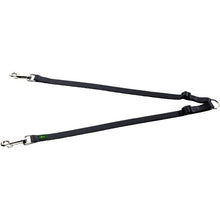 Leinen-Koppel M, schwarz,  40-63cm/2cm breit