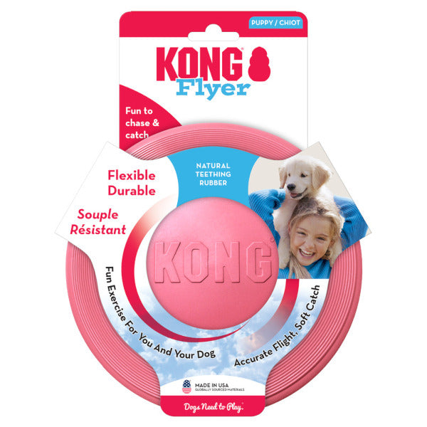 KONG Puppy Flyer rosa
