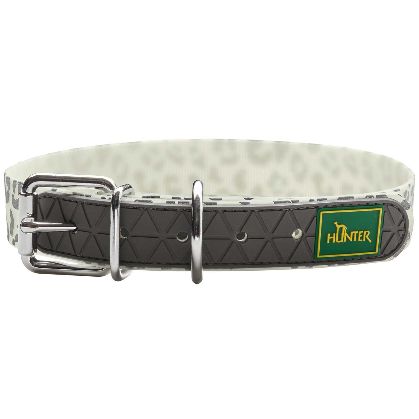 Halsband Convenience Reflect Glow L-XL (65), weiß Leopardenmuste