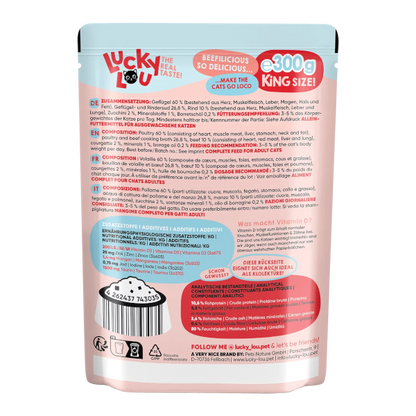 Lucky Lou Lifestage Geflügel & Rind 300g