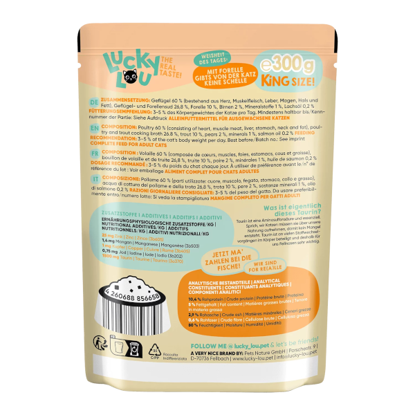 Lucky Lou Lifestage Geflügel & Forelle 300g