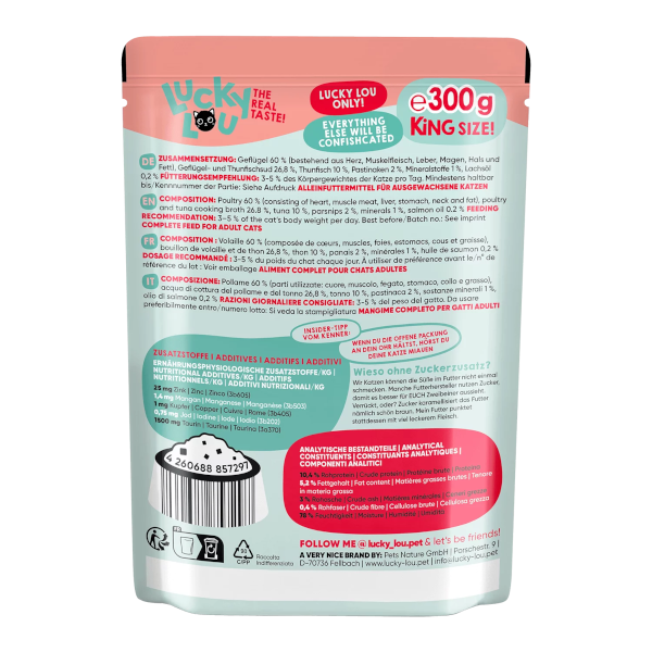 Lucky Lou Lifestage Geflügel & Thunfisch 300g