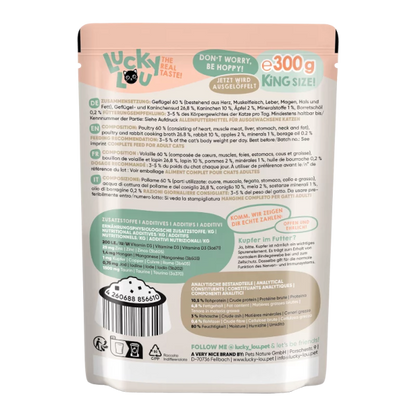 Lucky Lou Lifestage Geflügel & Kaninchen 300g