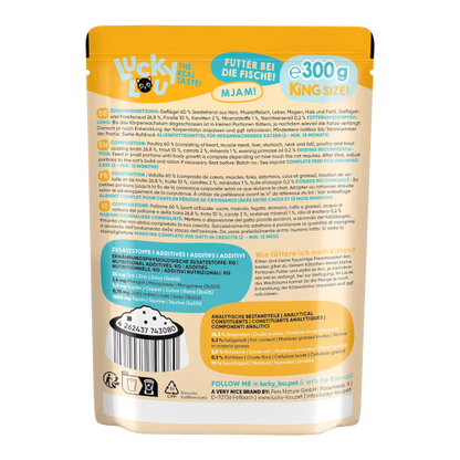 Lucky Lou Lifestage Kitten Geflügel & Forelle 300g