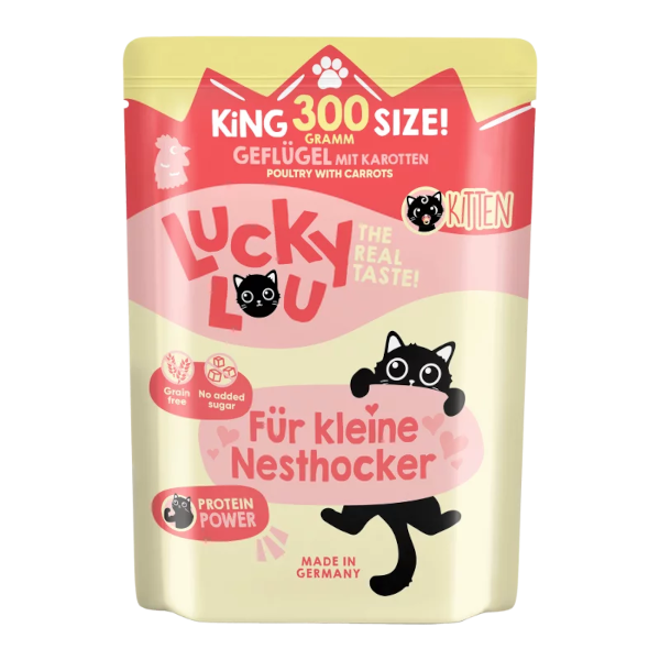 Lucky Lou Lifestage Kitten Geflügel 300g