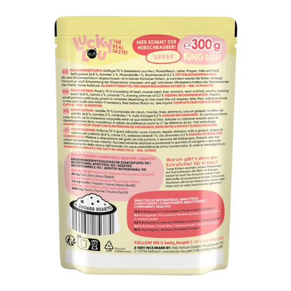 Lucky Lou Lifestage Kitten Geflügel 300g