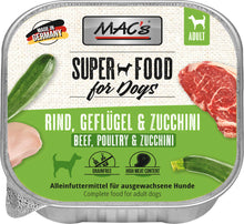 Mac´s Rind, Geflügel & Zucchini 150g