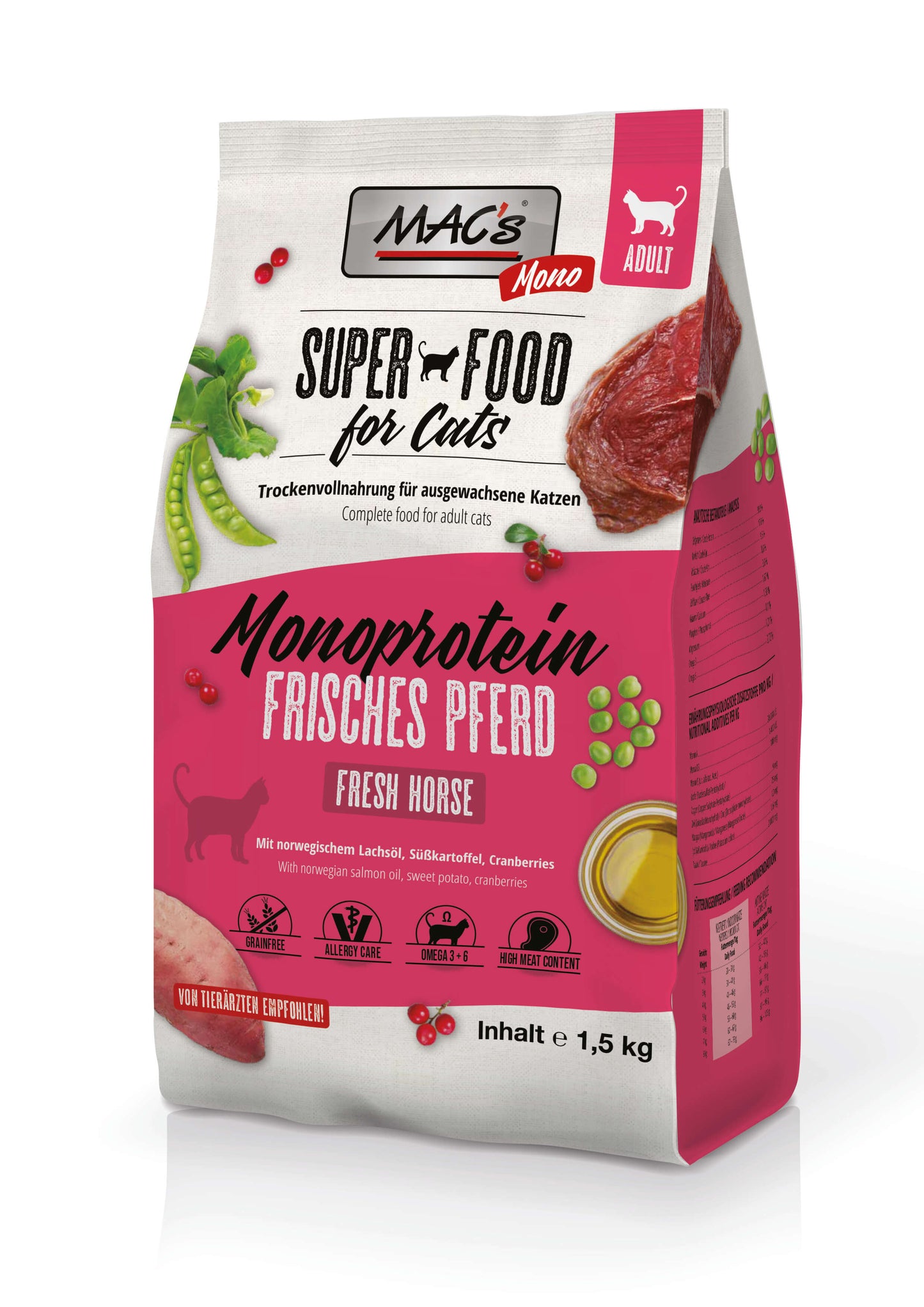 Mac´s Cat Adult  Mono Pferd 1,5kg