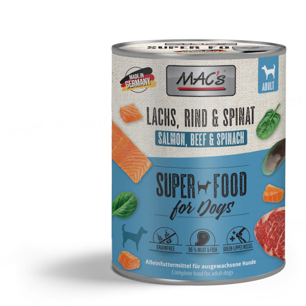 Mac´s Lachs, Rind & Spinat