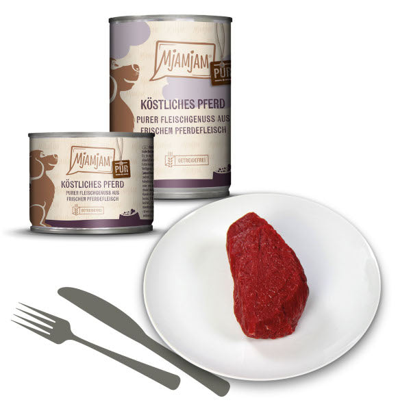 Mjamjam Hund köstliches Pferd pur