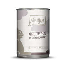 Mjamjam Katze köstliches Pferd mit Kürbis 400g