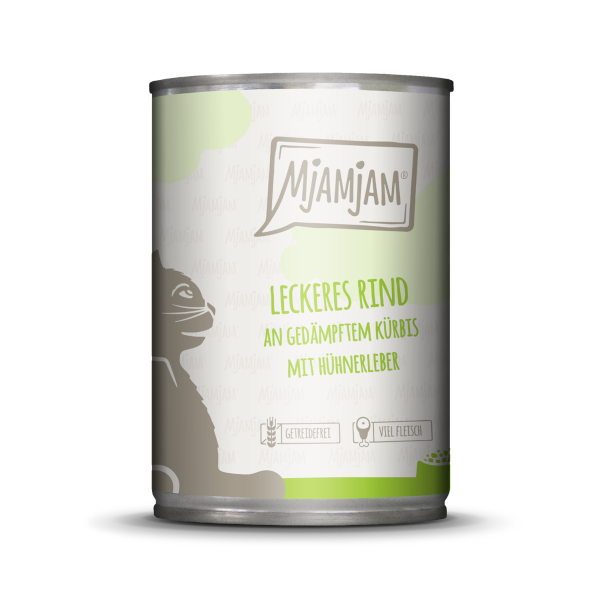 Mjamjam Katze leckeres Rind 400g