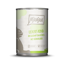 Mjamjam Katze leckeres Rind 400g
