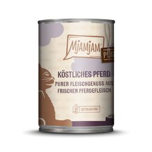 Mjamjam Katze Pferd pur 400g