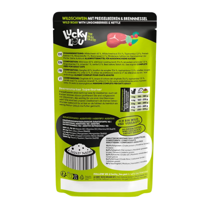 Lucky Lou SuperMono Wildschwein 125g