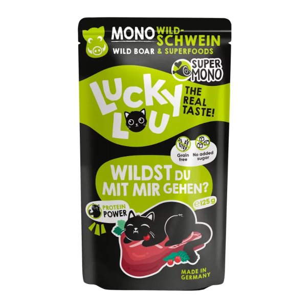 Lucky Lou SuperMono Wildschwein 125g