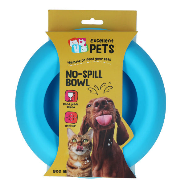 No-Spill Bowl 800ml Blau M