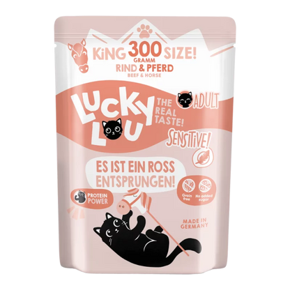 Lucky Lou Lifestage Sensitiv Rind & Pferd 300g