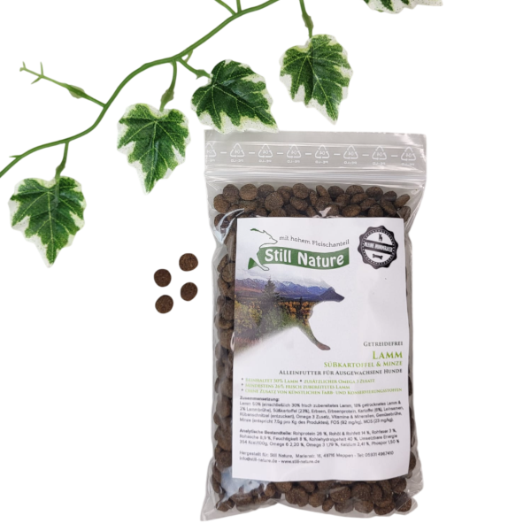 Still Nature | Lamm mit Süßkartoffel und Minze | kleine Rassen
