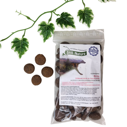 Still Nature | Pute mit Süßkartoffel und Preiselbeere | große Rassen