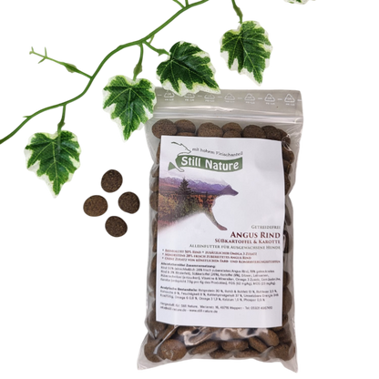 Still Nature | Angus Rind mit Süßkartoffel und Karotte