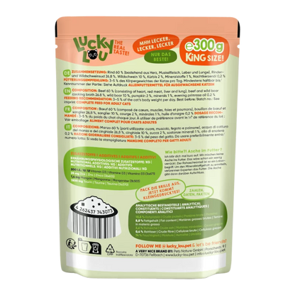 Lucky Lou Lifestage Rind & Wildschwein 300g