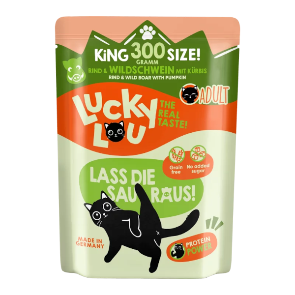Lucky Lou Lifestage Rind & Wildschwein 125g