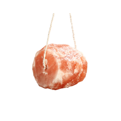 Salz Leckstein Himalaya 2-3 kg (Mit Seil)