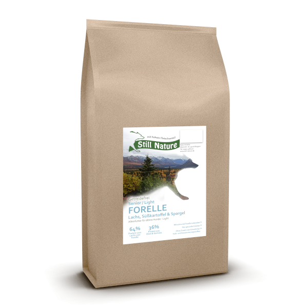 Still Nature | Forelle und Lachs mit Süßkartoffel und Spargel | Senior / Light