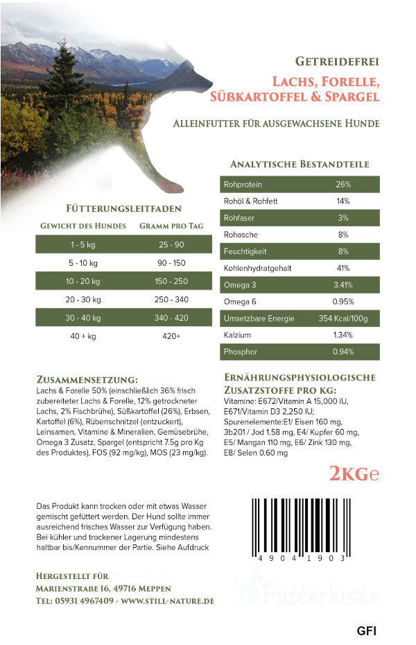 Still Nature | Lachs und Forelle mit Süßkartoffel und Spargel